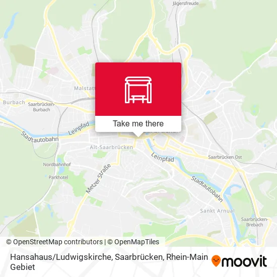 Hansahaus / Ludwigskirche, Saarbrücken map