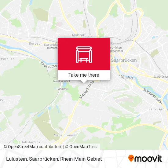 Карта Lulustein, Saarbrücken