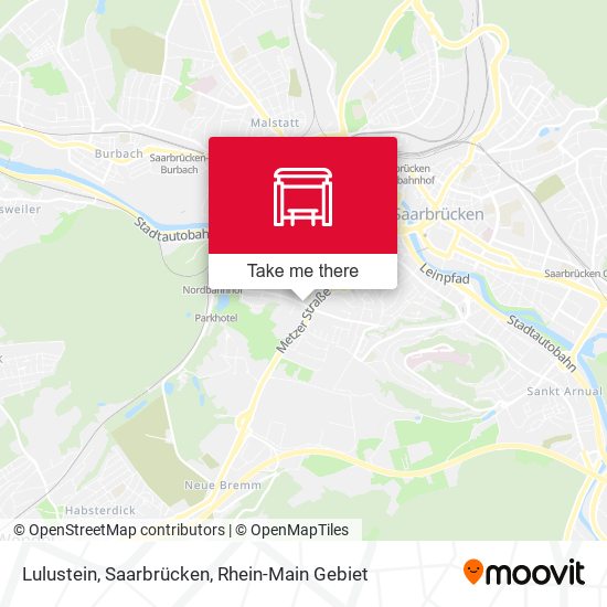 Lulustein, Saarbrücken map