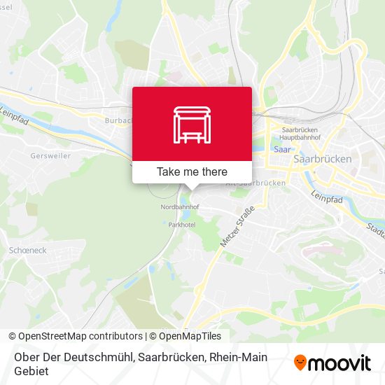 Ober Der Deutschmühl, Saarbrücken map
