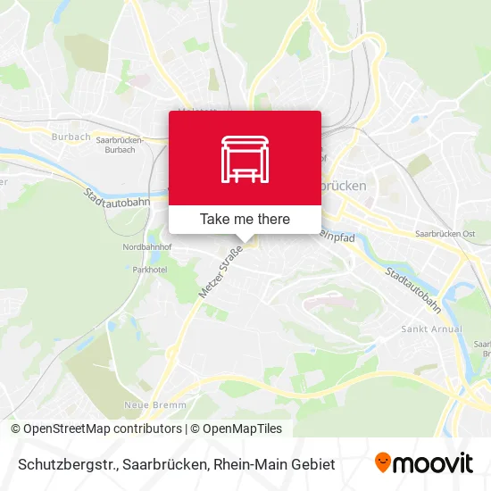 Карта Schutzbergstr., Saarbrücken