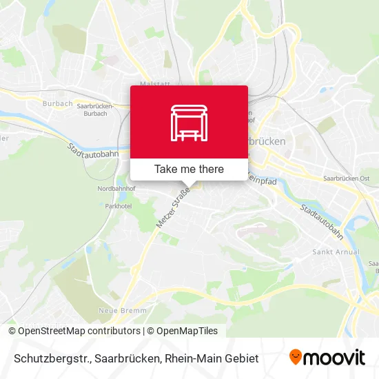 Карта Schutzbergstr., Saarbrücken