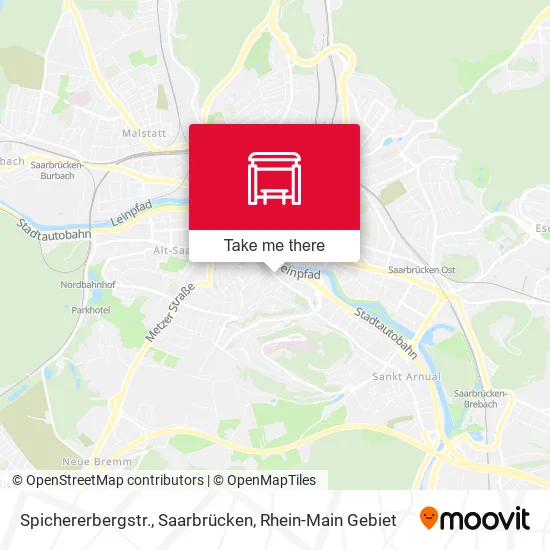 Карта Spichererbergstr., Saarbrücken