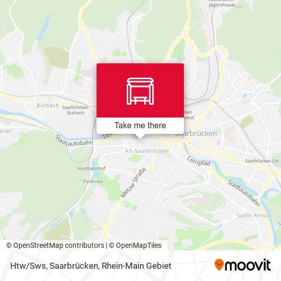 Htw/Sws, Saarbrücken map