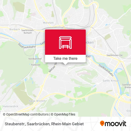 Карта Steubenstr., Saarbrücken