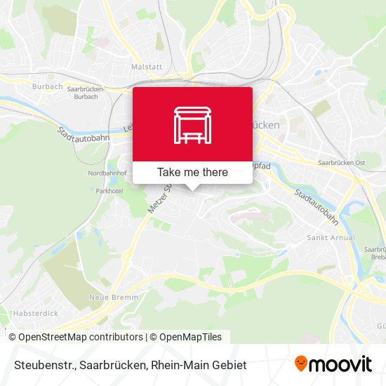 Карта Steubenstr., Saarbrücken