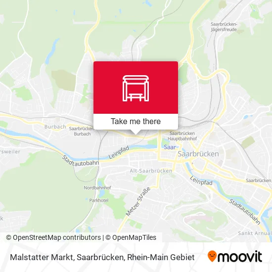 Карта Malstatter Markt, Saarbrücken