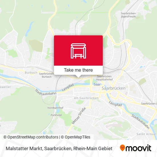 Карта Malstatter Markt, Saarbrücken