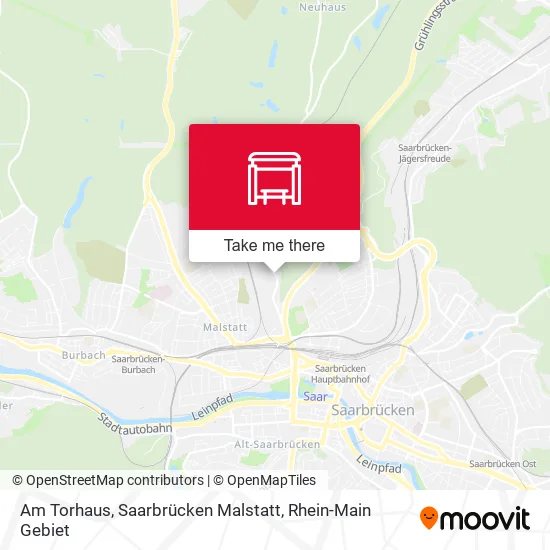 Карта Am Torhaus, Saarbrücken Malstatt