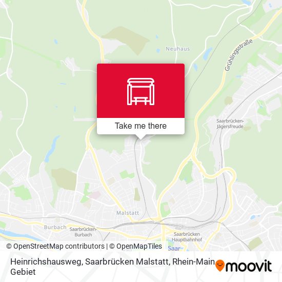 Heinrichshausweg, Saarbrücken Malstatt map