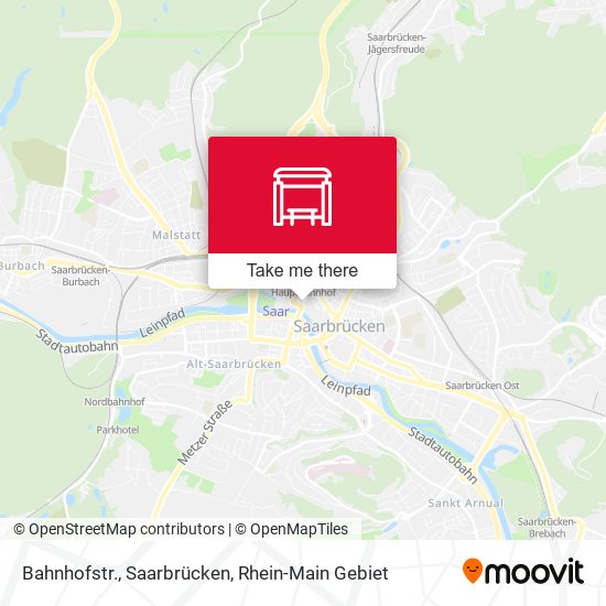 Bahnhofstr., Saarbrücken map
