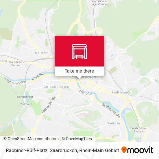 Rabbiner-Rülf-Platz, Saarbrücken map