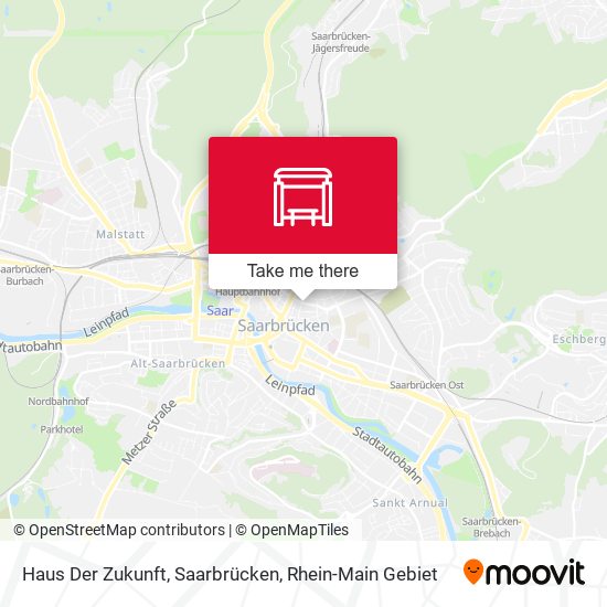Haus Der Zukunft, Saarbrücken map
