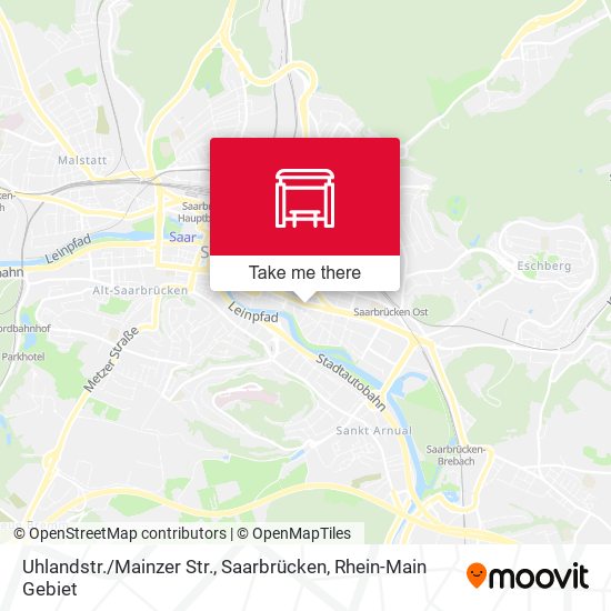 Uhlandstr. / Mainzer Str., Saarbrücken map