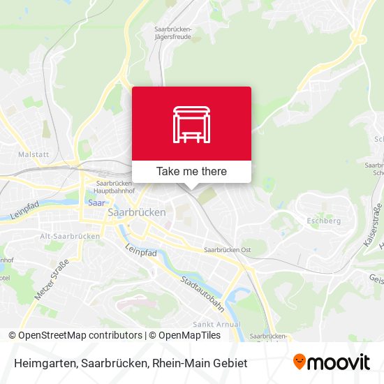 Heimgarten, Saarbrücken map