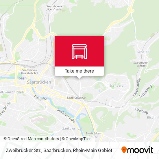 Zweibrücker Str., Saarbrücken map