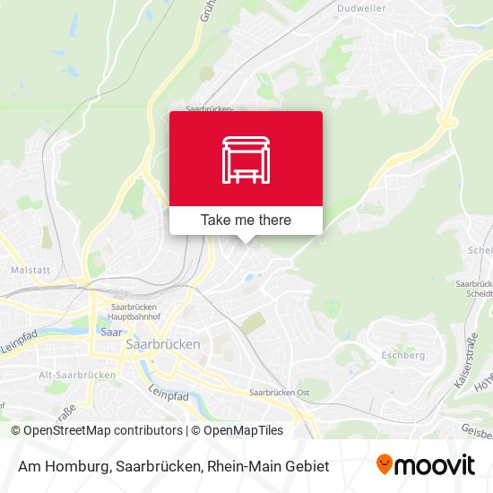 Карта Am Homburg, Saarbrücken