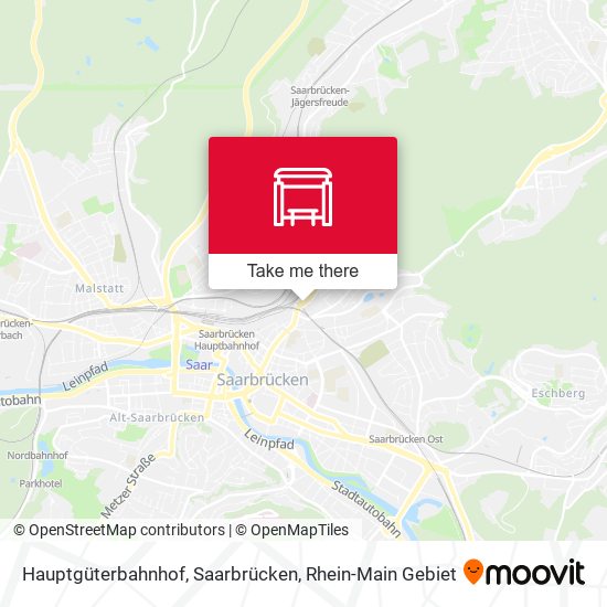 Hauptgüterbahnhof, Saarbrücken map