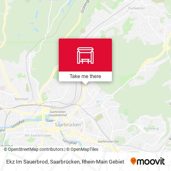 Ekz Im Sauerbrod, Saarbrücken map