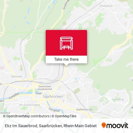 Ekz Im Sauerbrod, Saarbrücken map