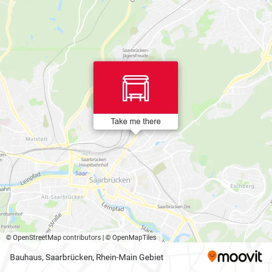 Карта Bauhaus, Saarbrücken
