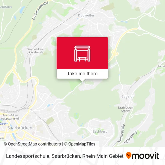Карта Landessportschule, Saarbrücken