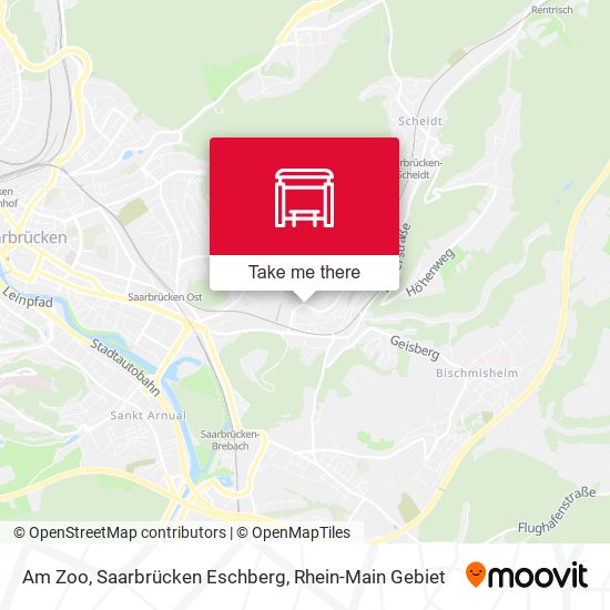 Карта Am Zoo, Saarbrücken Eschberg