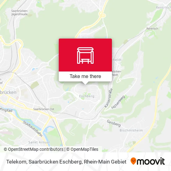 Карта Telekom, Saarbrücken Eschberg