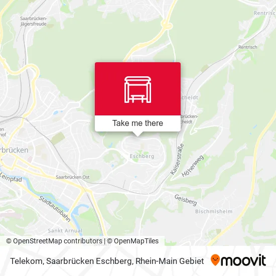 Карта Telekom, Saarbrücken Eschberg
