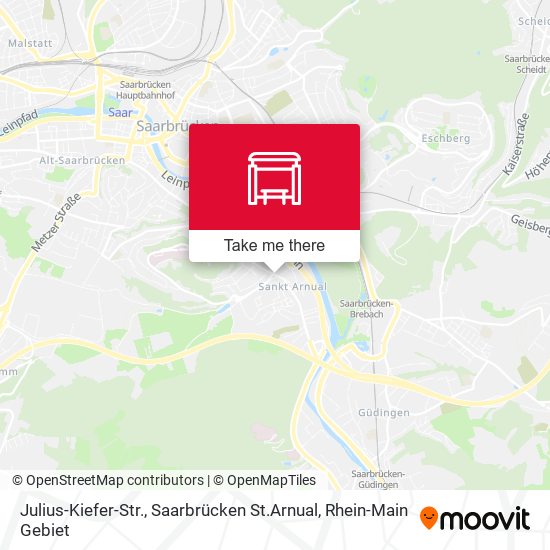 Julius-Kiefer-Str., Saarbrücken St.Arnual map