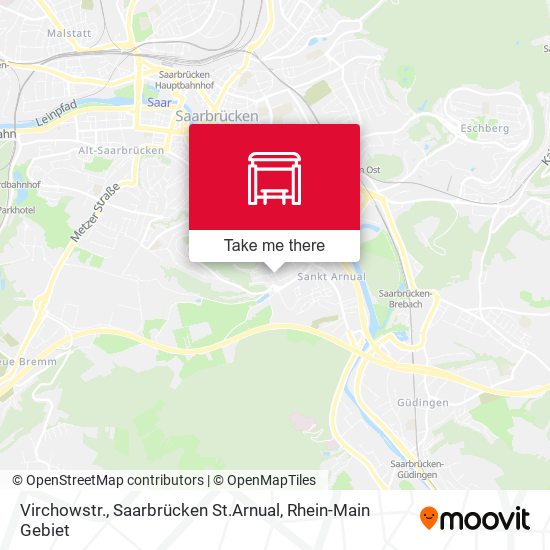 Virchowstr., Saarbrücken St.Arnual map