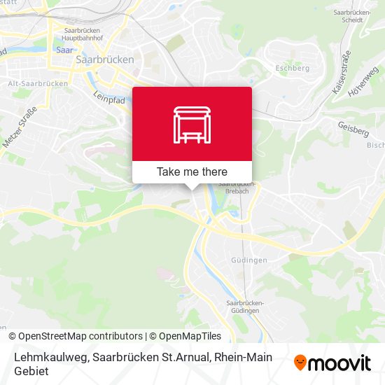 Lehmkaulweg, Saarbrücken St.Arnual map