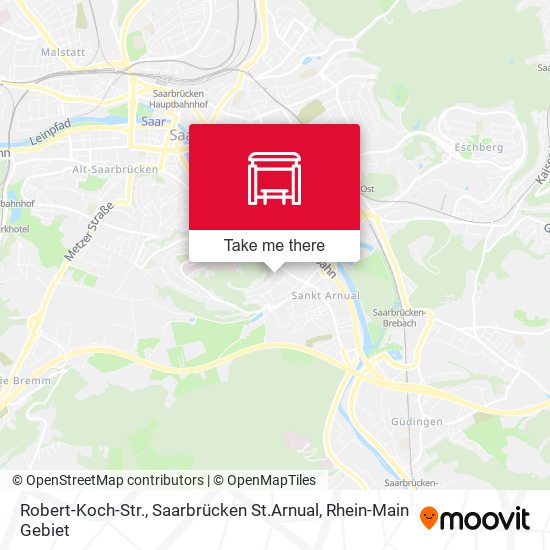 Robert-Koch-Str., Saarbrücken St.Arnual map