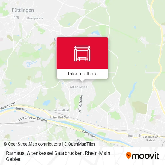 Rathaus, Altenkessel Saarbrücken map