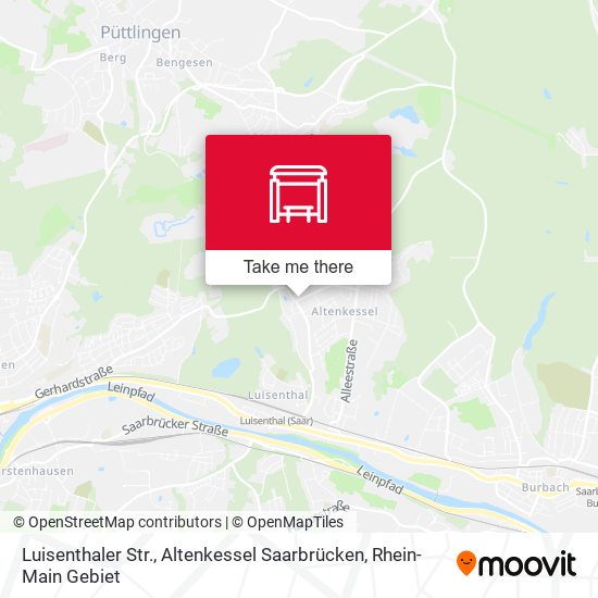 Luisenthaler Str., Altenkessel Saarbrücken map