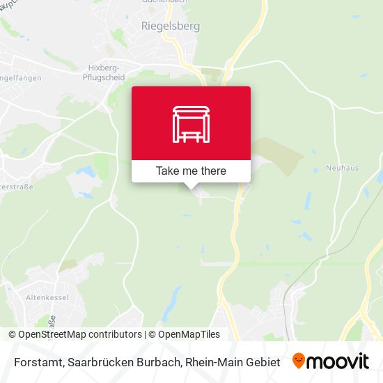 Forstamt, Saarbrücken Burbach map