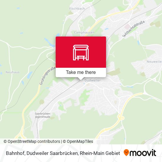 Bahnhof, Dudweiler Saarbrücken map
