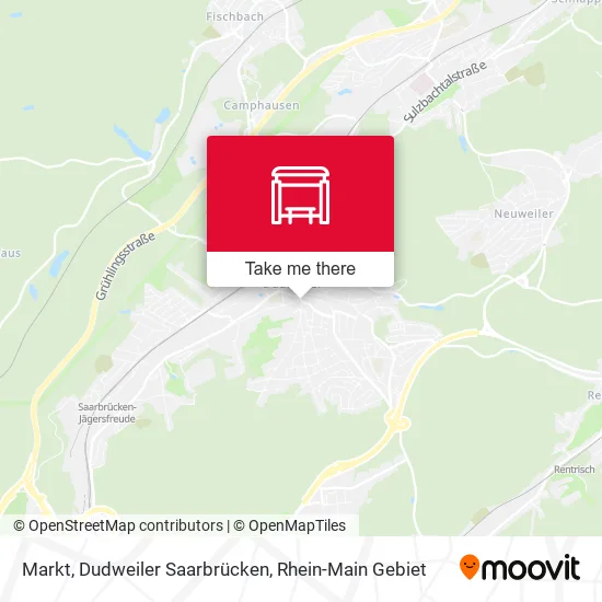 Markt, Dudweiler Saarbrücken map