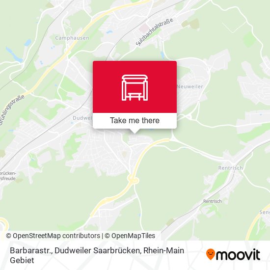 Barbarastr., Dudweiler Saarbrücken map