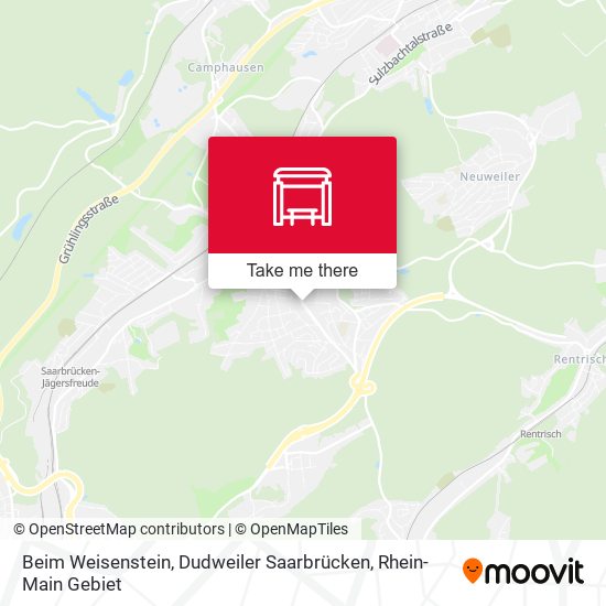 Beim Weisenstein, Dudweiler Saarbrücken map
