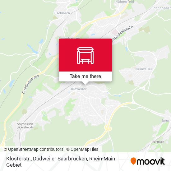 Klosterstr., Dudweiler Saarbrücken map