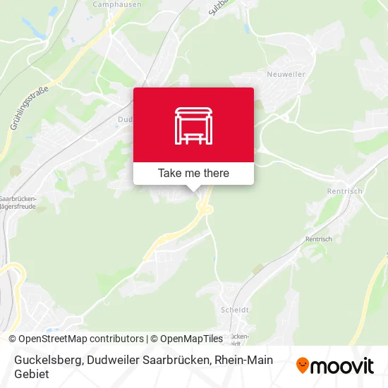 Карта Guckelsberg, Dudweiler Saarbrücken