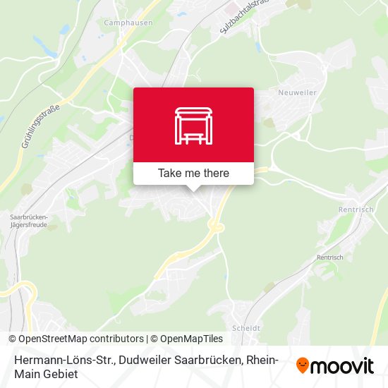 Hermann-Löns-Str., Dudweiler Saarbrücken map