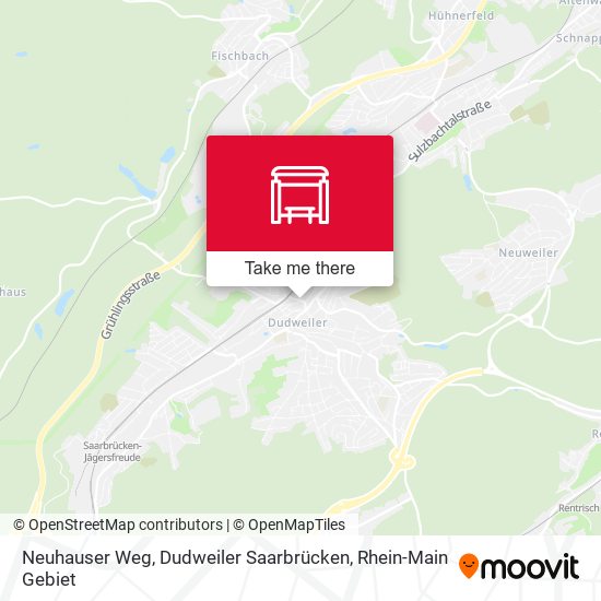 Neuhauser Weg, Dudweiler Saarbrücken map