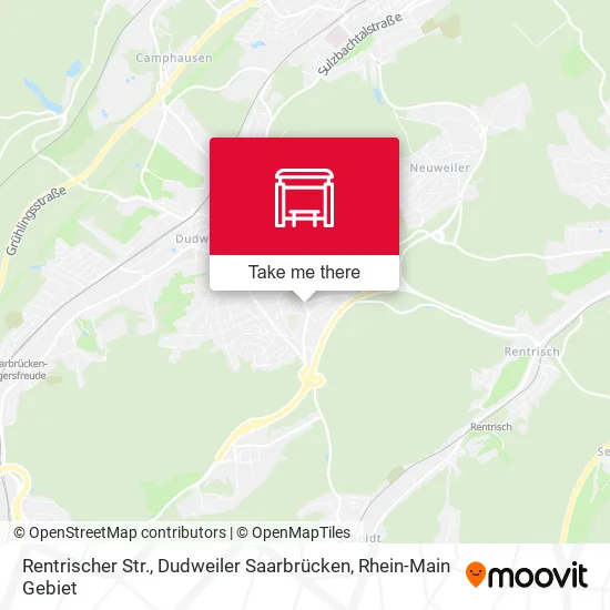 Карта Rentrischer Str., Dudweiler Saarbrücken