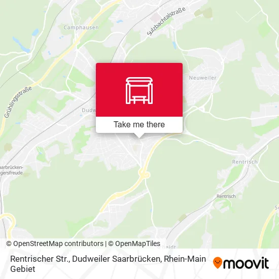 Карта Rentrischer Str., Dudweiler Saarbrücken