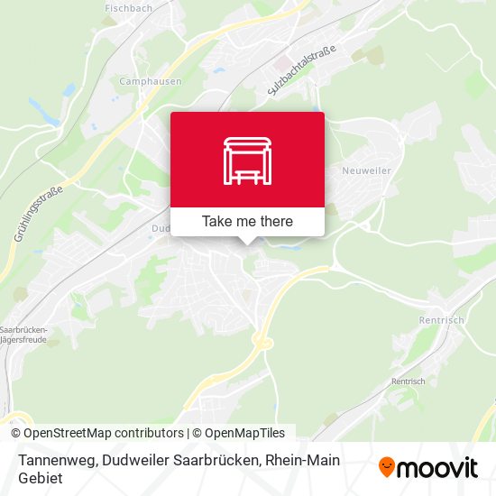 Tannenweg, Dudweiler Saarbrücken map