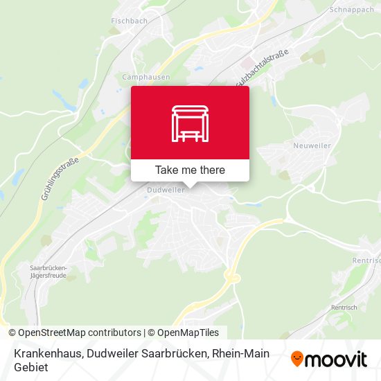 Krankenhaus, Dudweiler Saarbrücken map