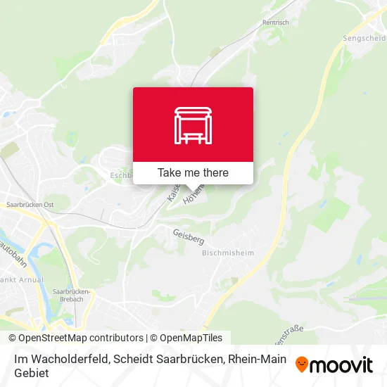 Карта Im Wacholderfeld, Scheidt Saarbrücken