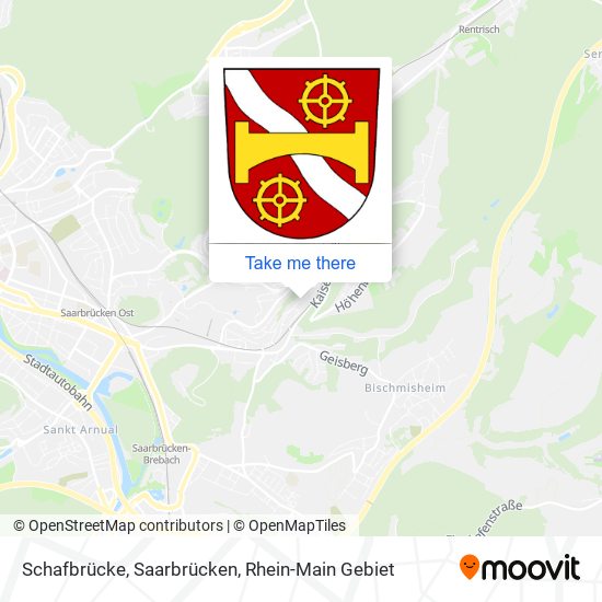 Schafbrücke, Saarbrücken map